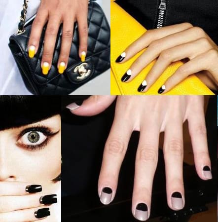 moon manicure moon manicure