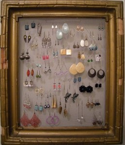 fashionista Home decor idea ear-ring frame fashionista Home decor idea ear-ring frame