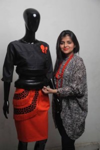 Kanika Jain with her creations under brand Kanelle Kanika Jain with her creations under brand Kanelle