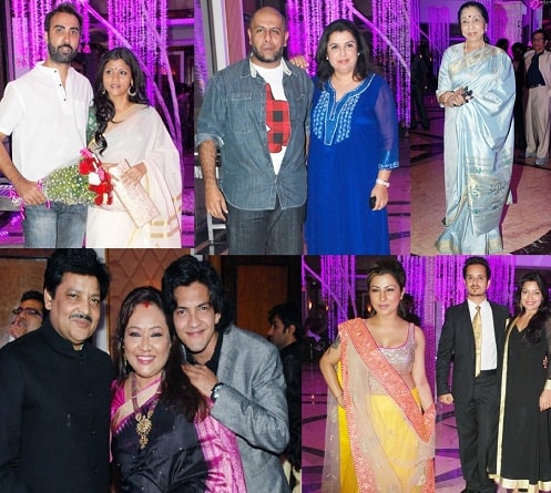celebrities in Sunidhi chuahan's wedding celebrities in sunidhi chuahan's wedding
