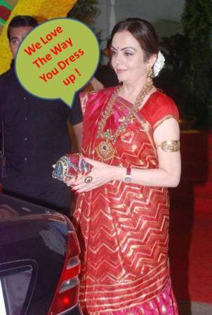 Nita Ambani at Esha Deol Wedding Nita Ambani at Esha Deol Wedding