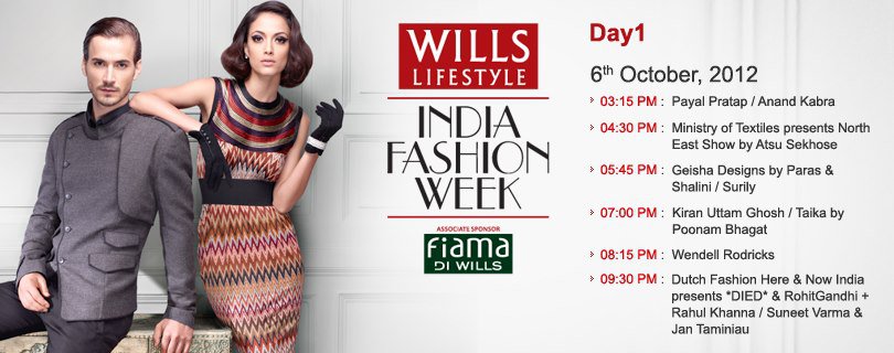 Wills Lifestyle India Fashion Week Schedule Wills Lifestyle India Fashion Week Schedule