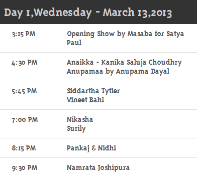 Day 1 Schedule Willslifestyleindiafashionweek Day 1 Schedule Willslifestyleindiafashionweek
