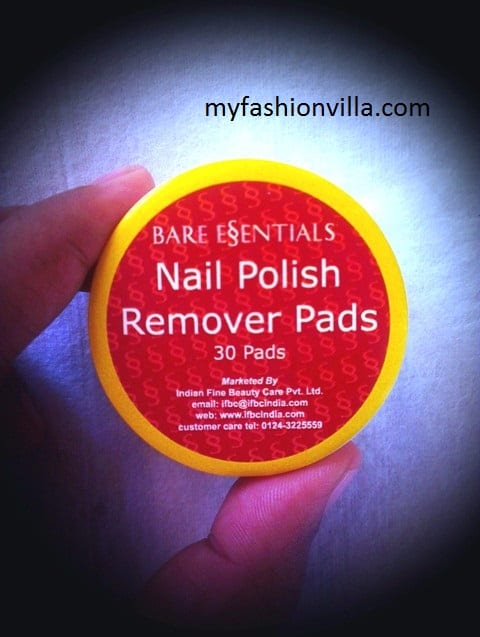 Bare Essentials Nail Polish Remover Pads