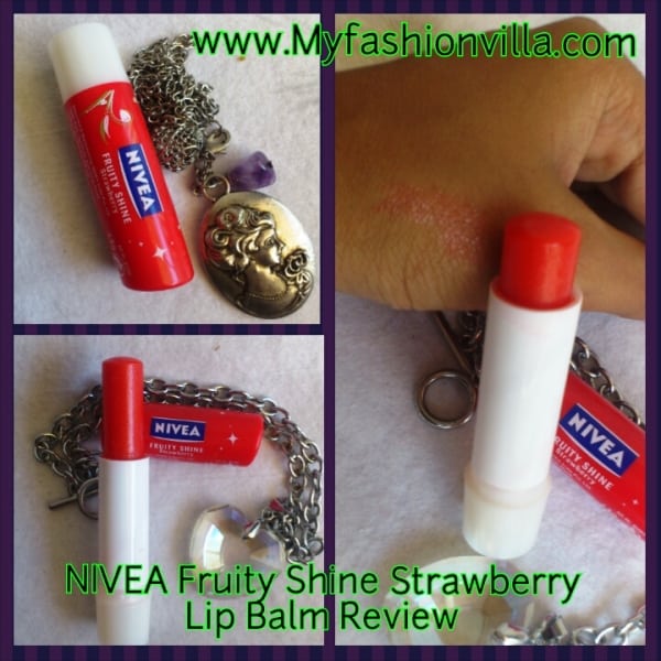 Nivea Fruity Shine Strawberry Lip Balm Review