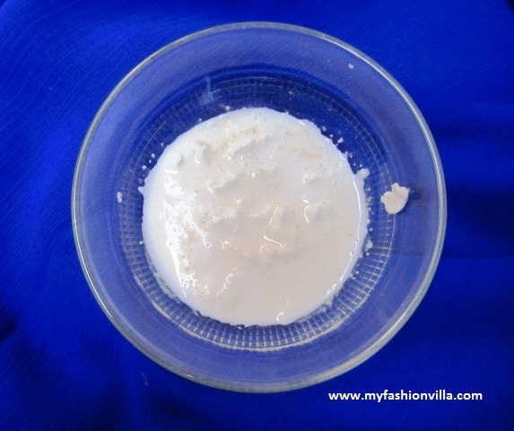 homemade milk cream