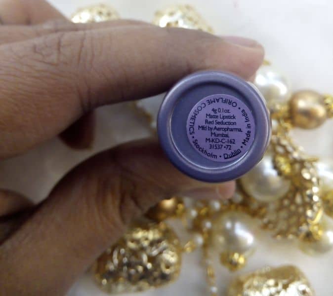 Red Seduction Lipstick Review