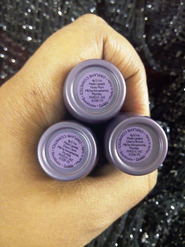 Oriflame Brown Lipsticks