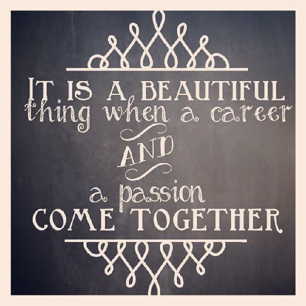 my career is my passion