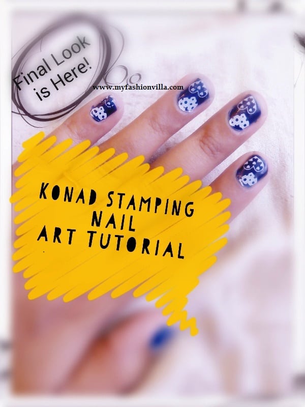 Konad Stamping Nail Art Tutorial
