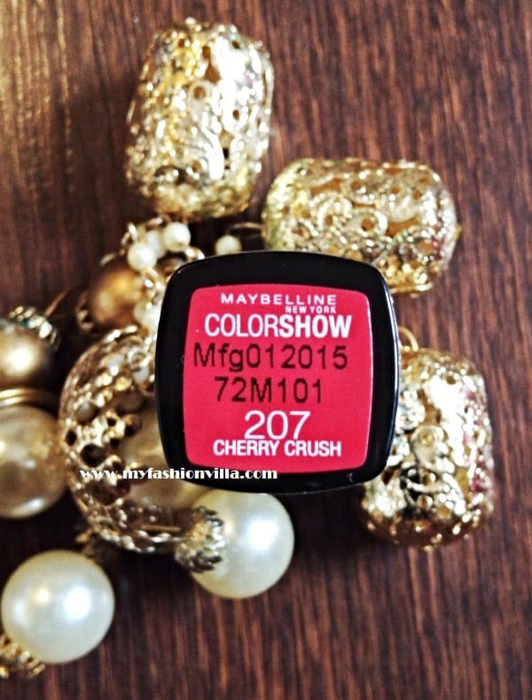 Maybelline Color Show Lipstick 207 Cherry Crush