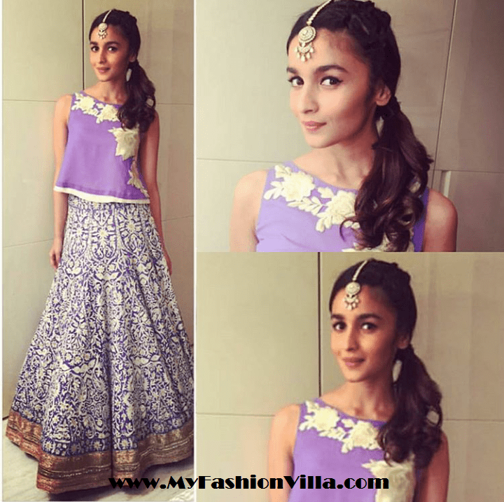 Alia Bhatt in in manish malhotra for Masaba's Sangeet