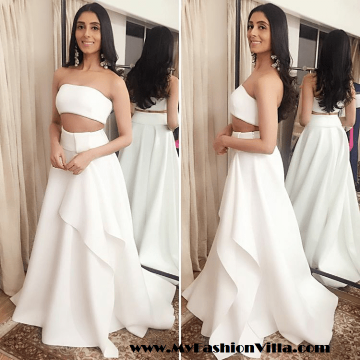 Pernia Qureshi in Gauri Nainika Dress at Masaba Gupta's Sangeet Function