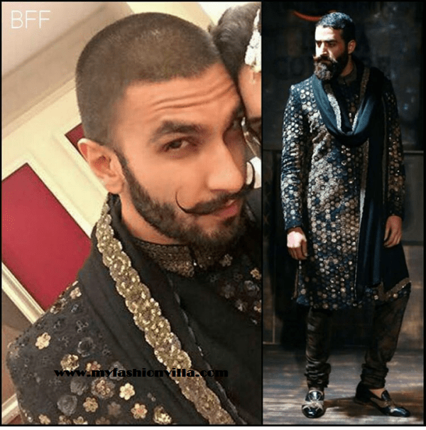 Ranveer in in sabyasachi for Masaba's Wedding Reception