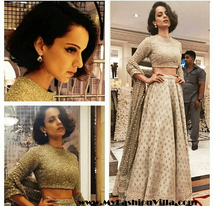 kangana ranaut in Sabyasachi Lehenga at Masaba Gupta's Sangeet Function