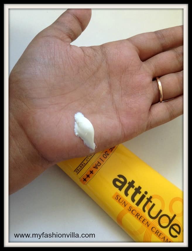 Amway Attitude Sun Screen Cream