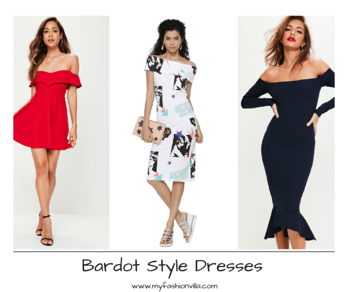 Bardot Tops ☀ Dresses - Style Tips to ...